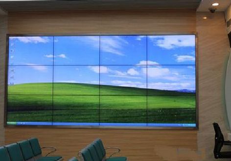 汶川液晶拼接屏的另类用法。